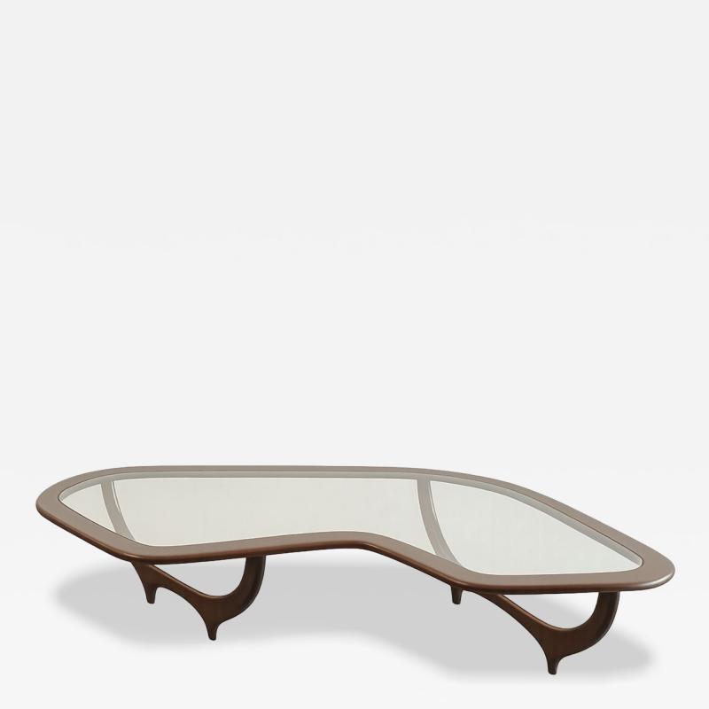 Carlos Solano Granda Contour Coffee Table in Special Walnut by Stamford Modern