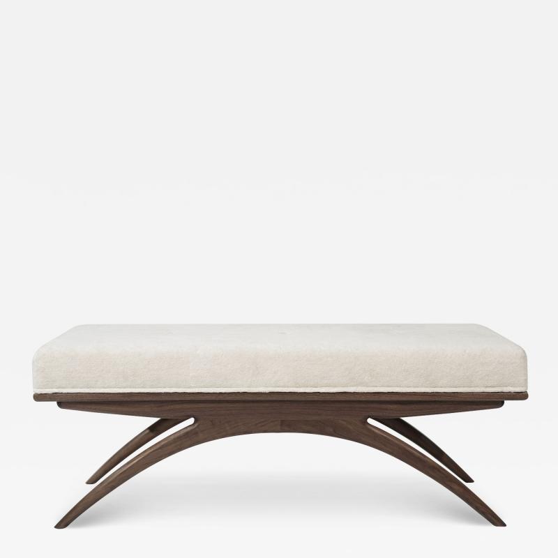 Carlos Solano Granda Convex Bench Series 48 in Natural Walnut