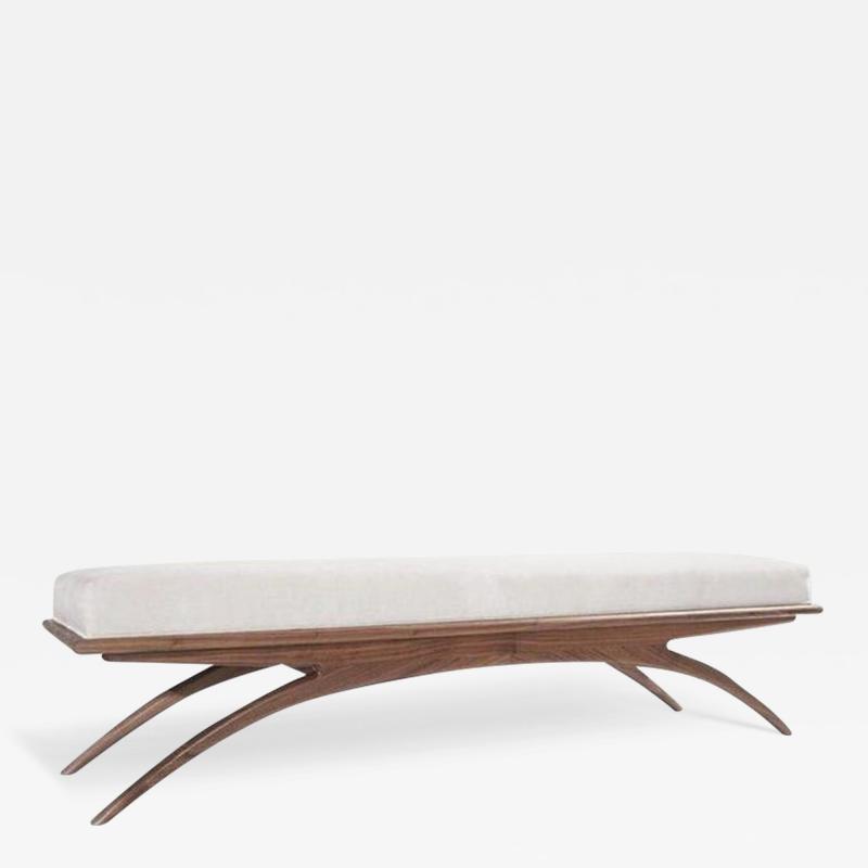 Carlos Solano Granda Convex Bench Series 72 in Natural Walnut