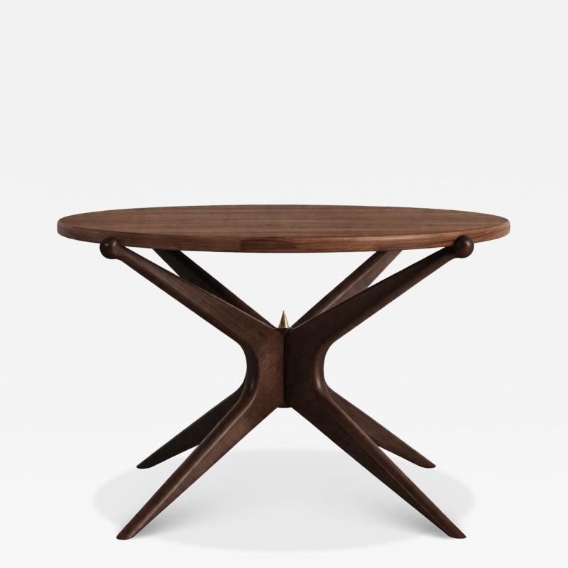 Carlos Solano Granda Gazelle End Table in Natural Walnut Petite