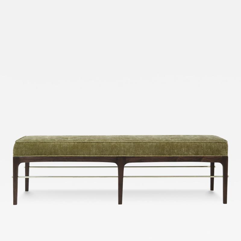 Carlos Solano Granda Linear Bench in Special Walnut Series 60 by Stamford Modern