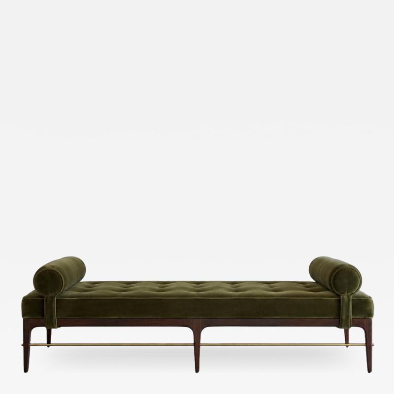 Carlos Solano Granda Linear Daybed Double Bolster in Espresso Walnut Series 72