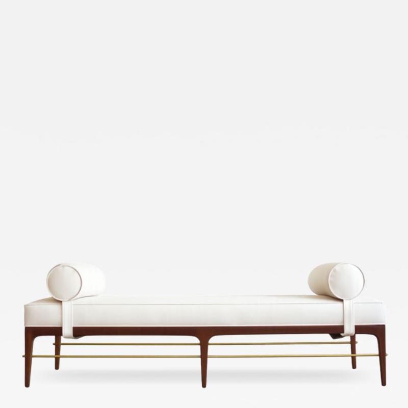 Carlos Solano Granda Linear Daybed Double Bolster in Special Walnut Series 72