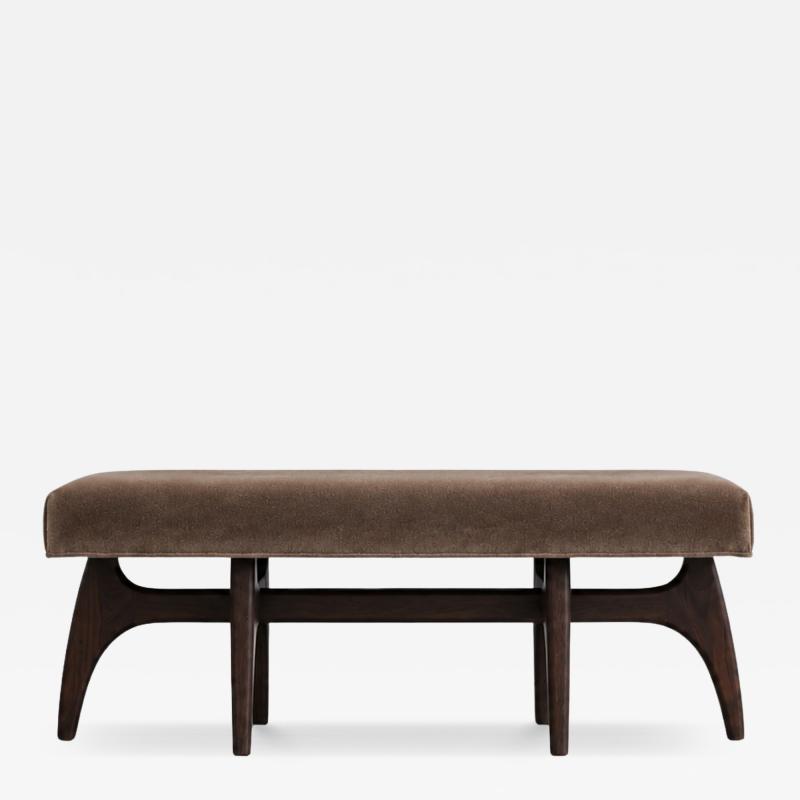 Carlos Solano Granda Odyssey Bench Series 48 in Espresso Walnut by Stamford Modern