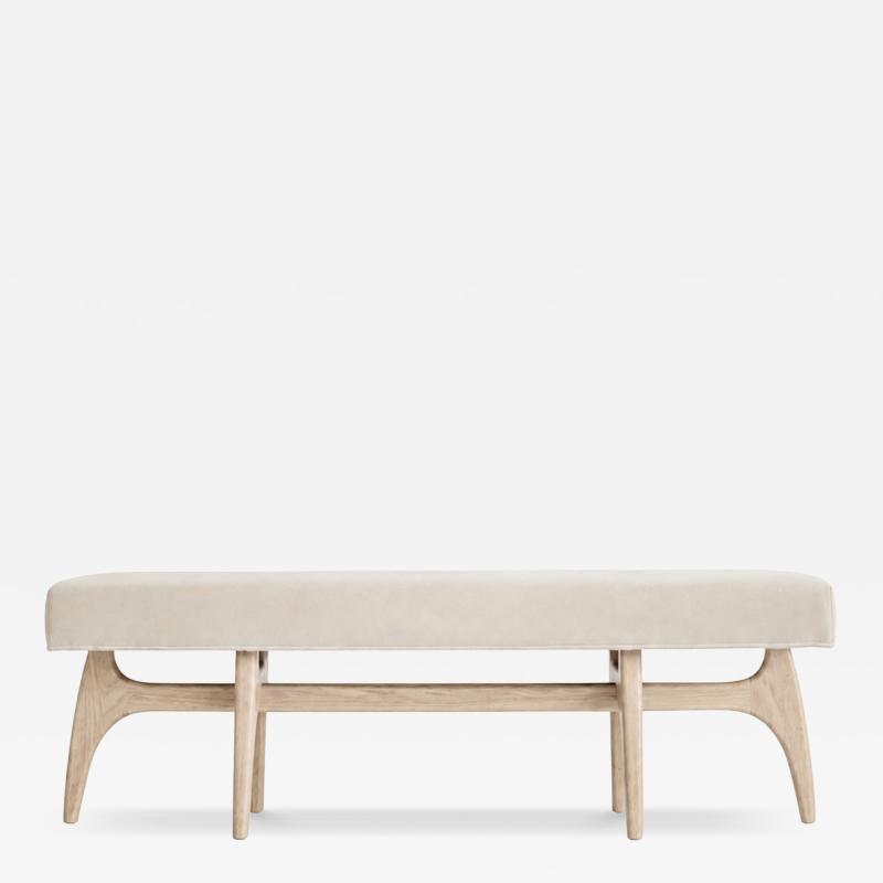 Carlos Solano Granda Odyssey Bench Series 60 in Dark Walnut by Stamford Modern