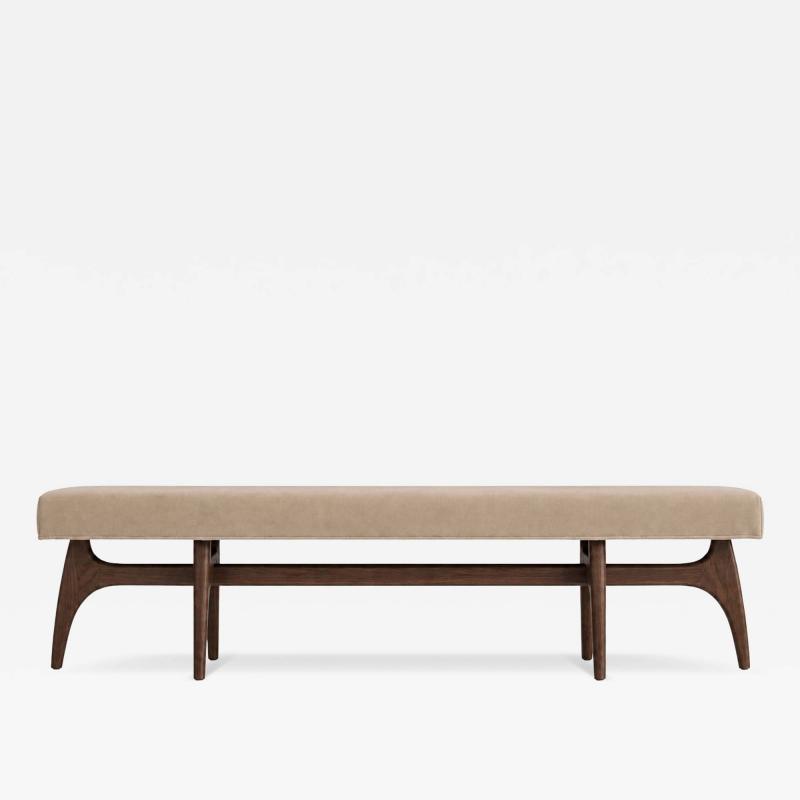 Carlos Solano Granda Odyssey Bench Series 72 in Special Walnut by Stamford Modern