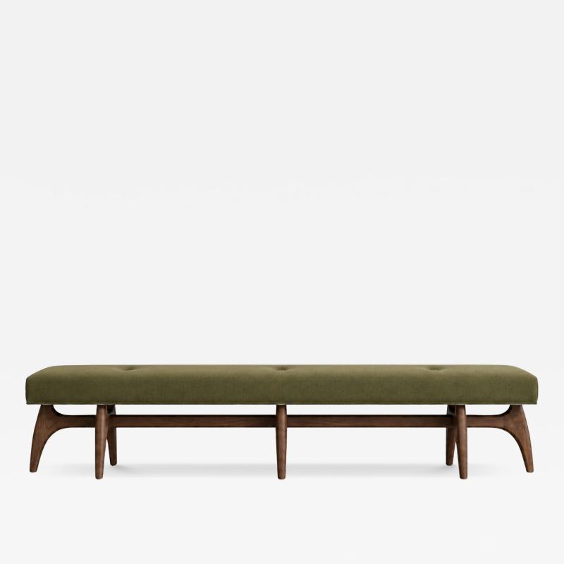 Carlos Solano Granda Odyssey Bench Series 96 in Special Walnut by Stamford Modern