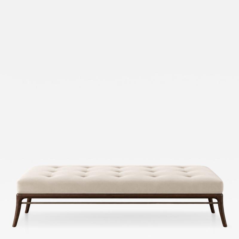Carlos Solano Granda Sabre Leg Daybed Series 72 in Dark Walnut by Stamford Modern