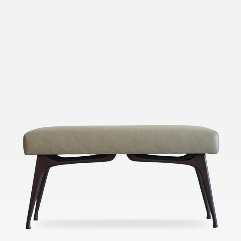 Carlos Solano Granda Sculptural ICO Bench Series 36 in Espresso Walnut by Stamford Modern