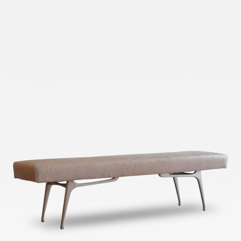 Carlos Solano Granda Sculptural ICO Bench Series 72 in White Oak by Stamford Modern