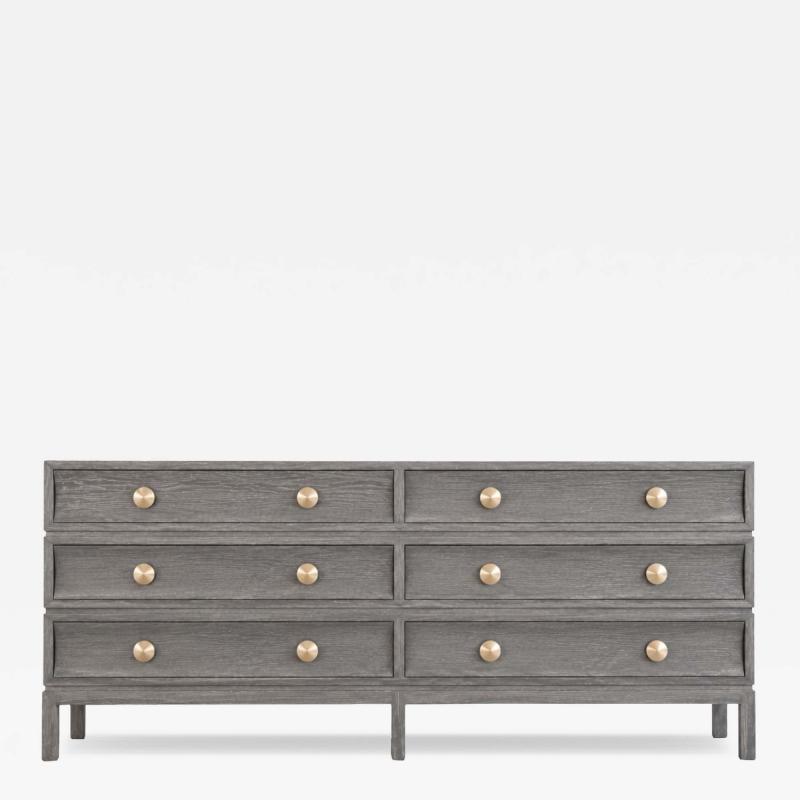 Carlos Solano Granda Stacked Dresser in Gray Ceruse Oak by Stamford Modern