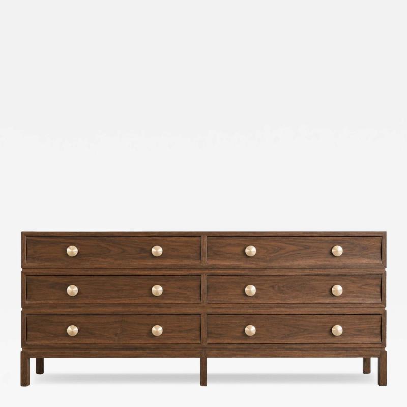 Carlos Solano Granda Stacked Dresser in Natural Walnut by Stamford Modern
