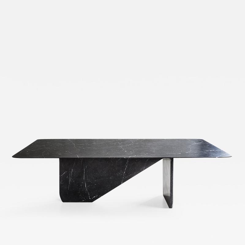 Carlyle Collective Black Marquina Dining Table