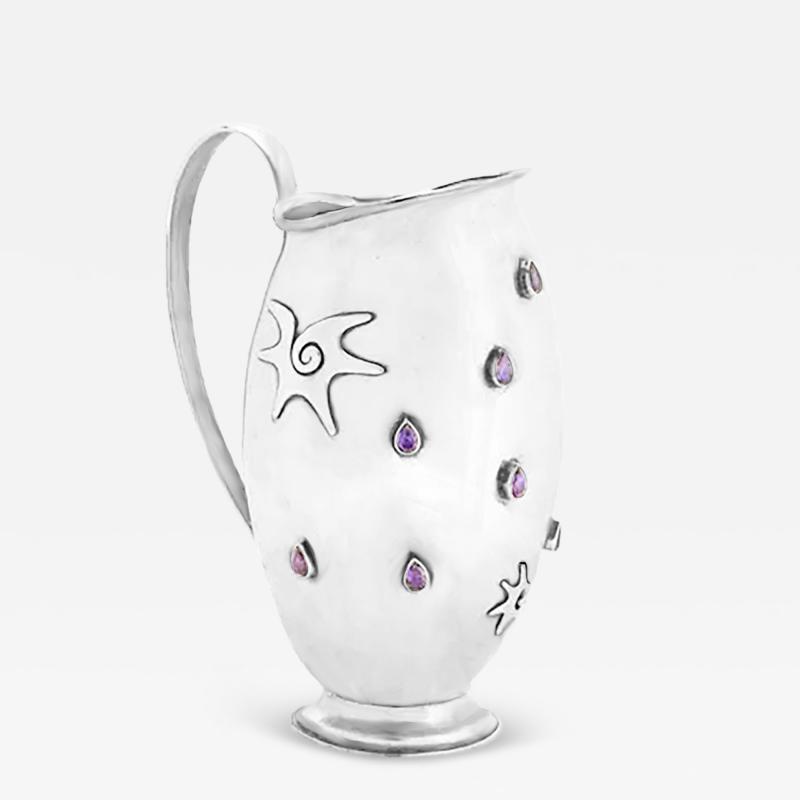 Carmen Beckman Fabulous Sterling Pitcher by Carmen Beckman
