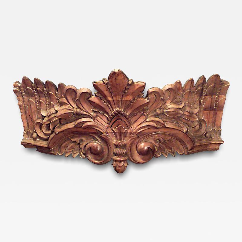 Carousel Style Carved Wooden Valance