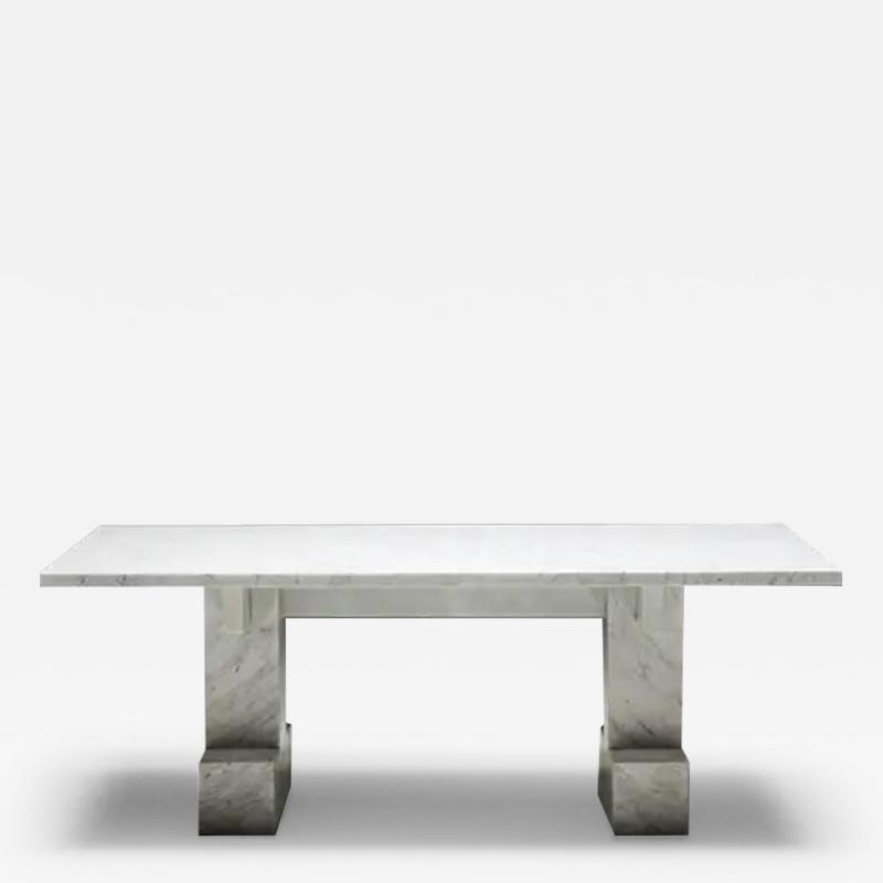 Carrara Marble Table Italy 1970s