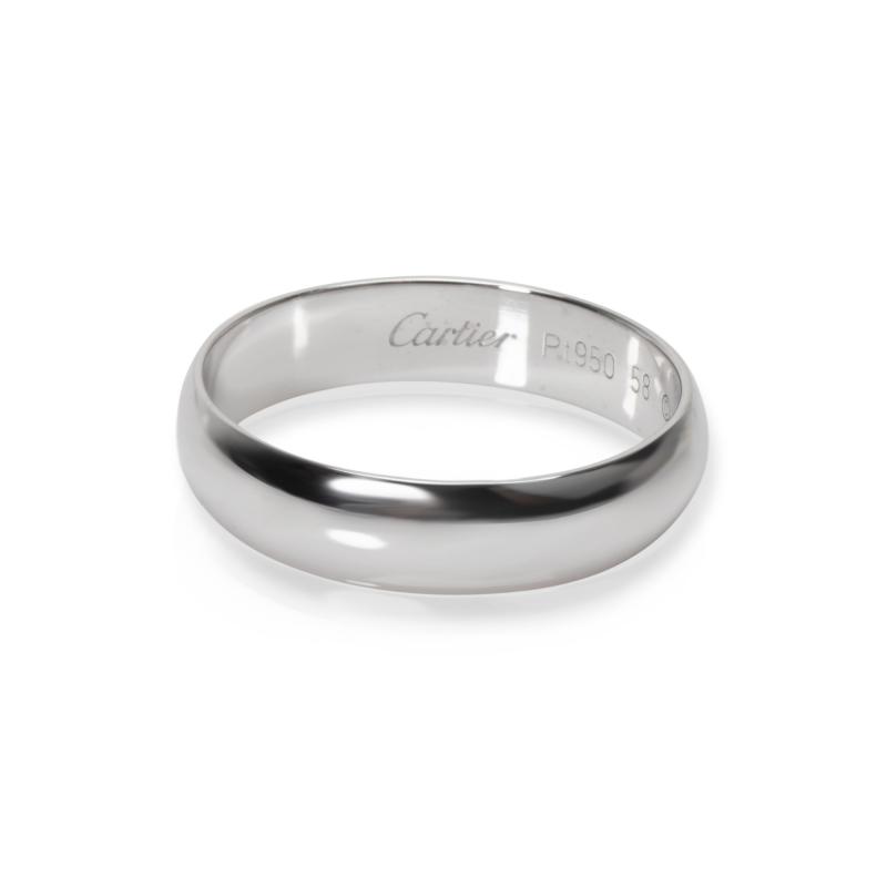 cartier 5mm platinum wedding band