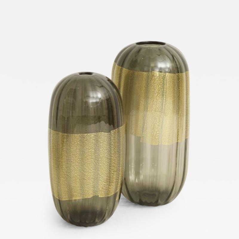 Cartwright Cartwright Laterna Vases Smoky Quartz