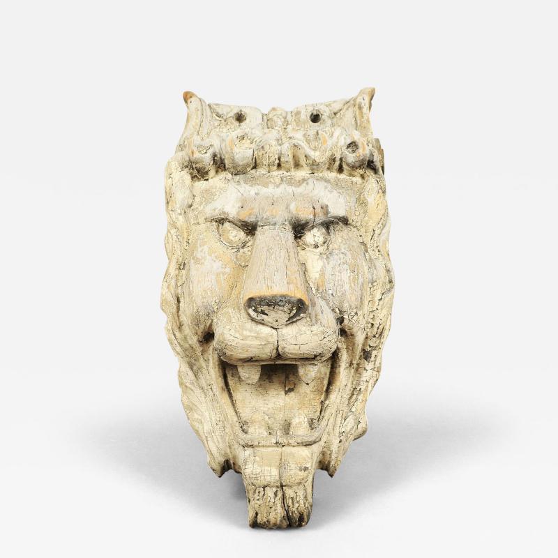 Carved Lions Head