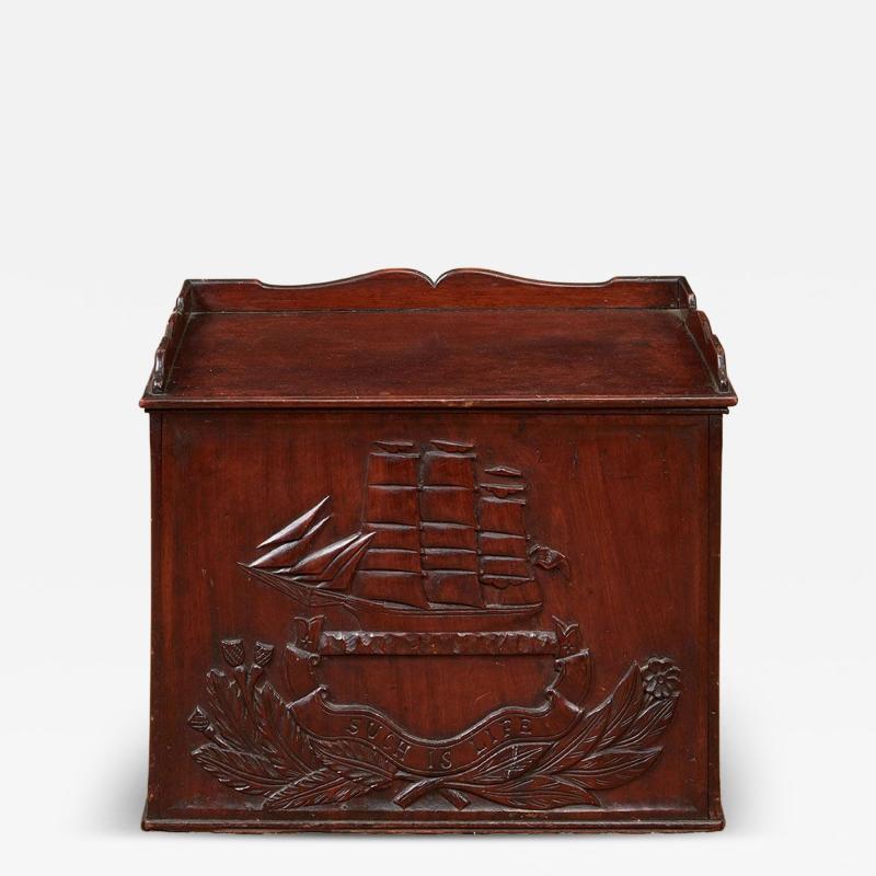 Carved Panel Box Cocktail Table