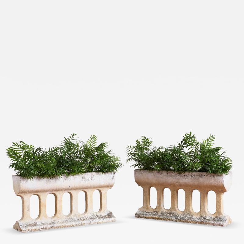 Carved Stone Architectural Planter