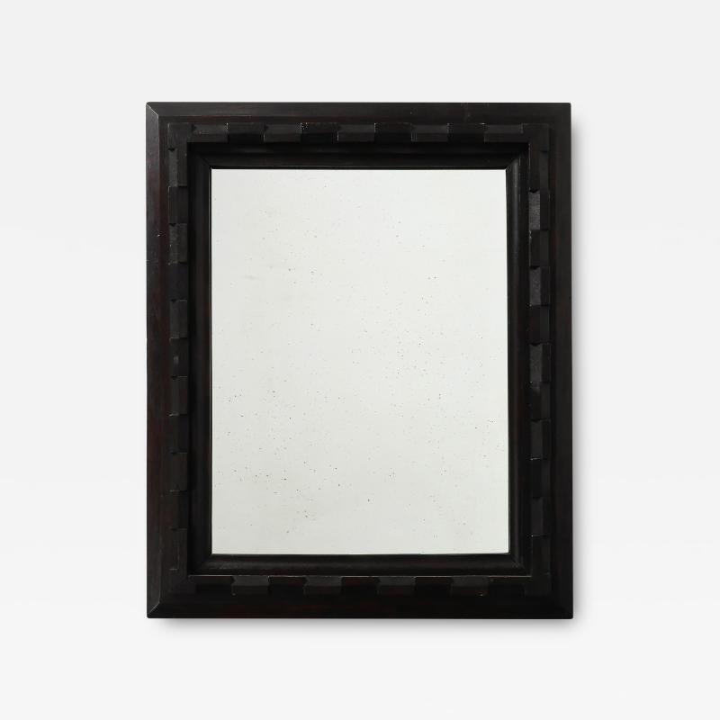 Carved Wood Framed Mirror France c 1930