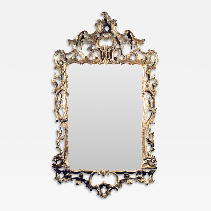 Carved and Gilded Baroque rococo Looking Glass