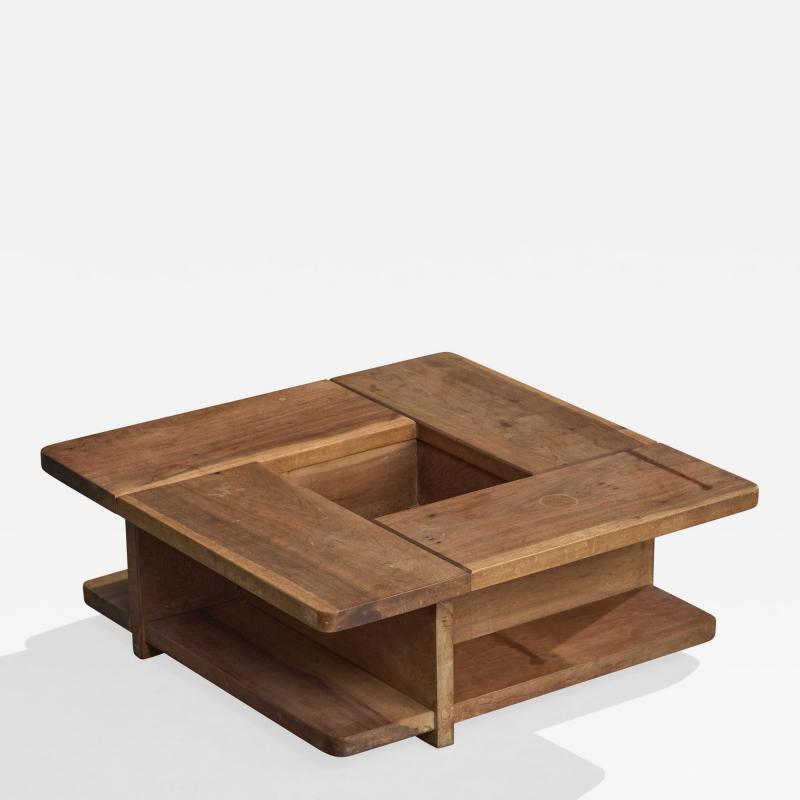 Casa Coffee Table in Wood Finland Brazil 1960s