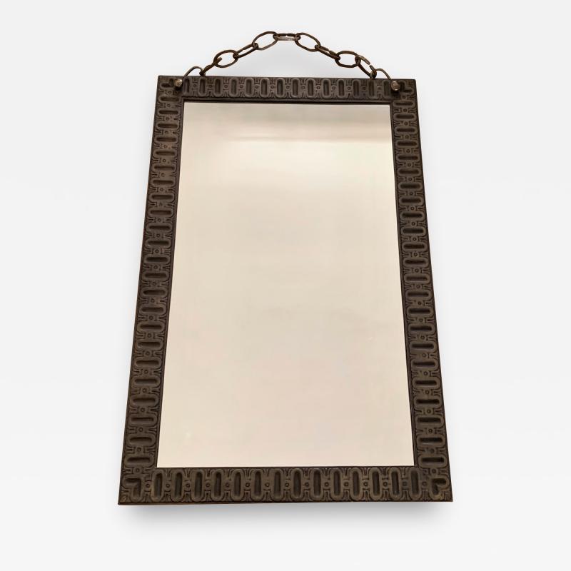 Cast Bronze Mirror
