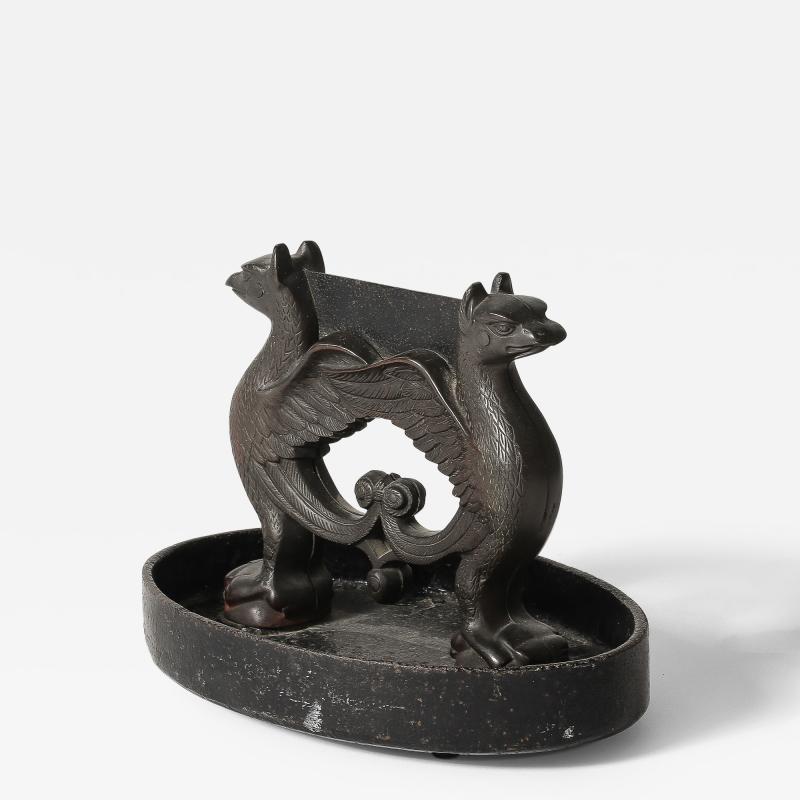 Cast Iron George IV Boot Scraper England 19th C