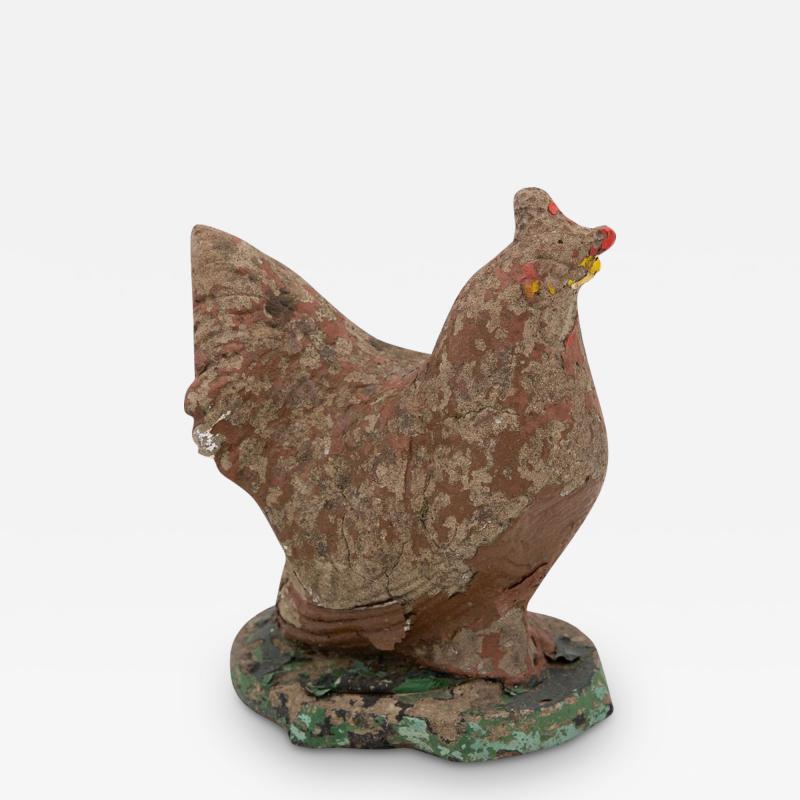 Cast Stone French Hen Garden Ornament