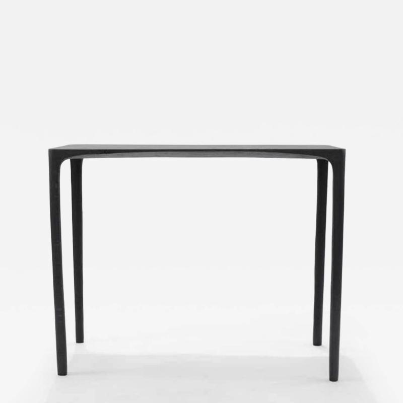 Cedric Breisacher French Contemporary Charred Oak Console Desk