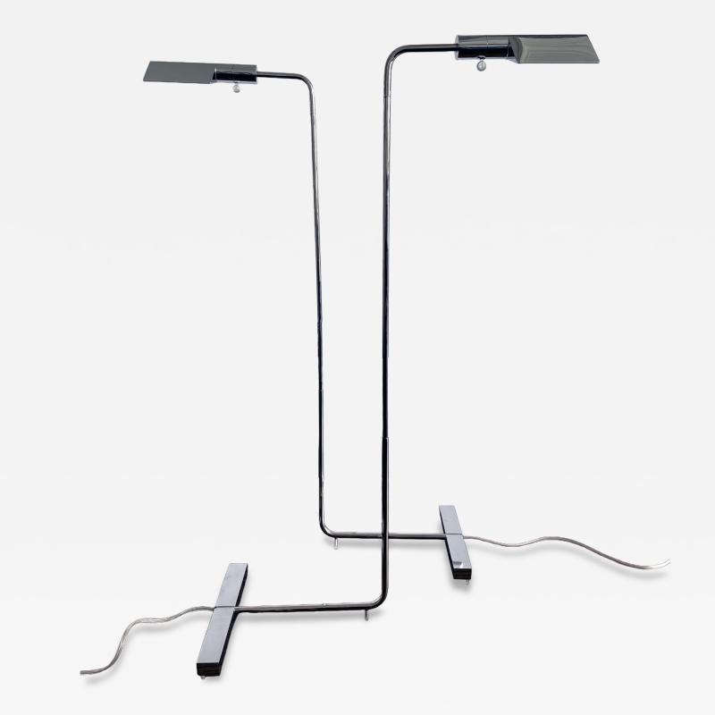 Cedric Hartman Pair Of Adjustable IUWV Floor Lamps by Cedric Hartman