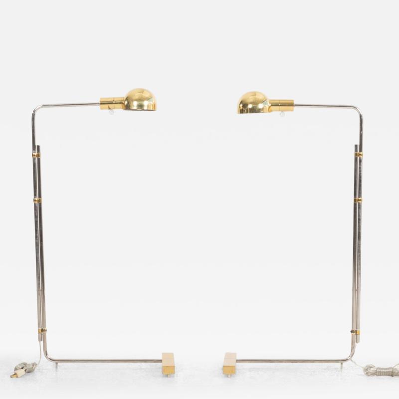 Cedric Hartman Pair of Cedric Hartman Low Profile MOMA Floor Luminaire 1H 1966