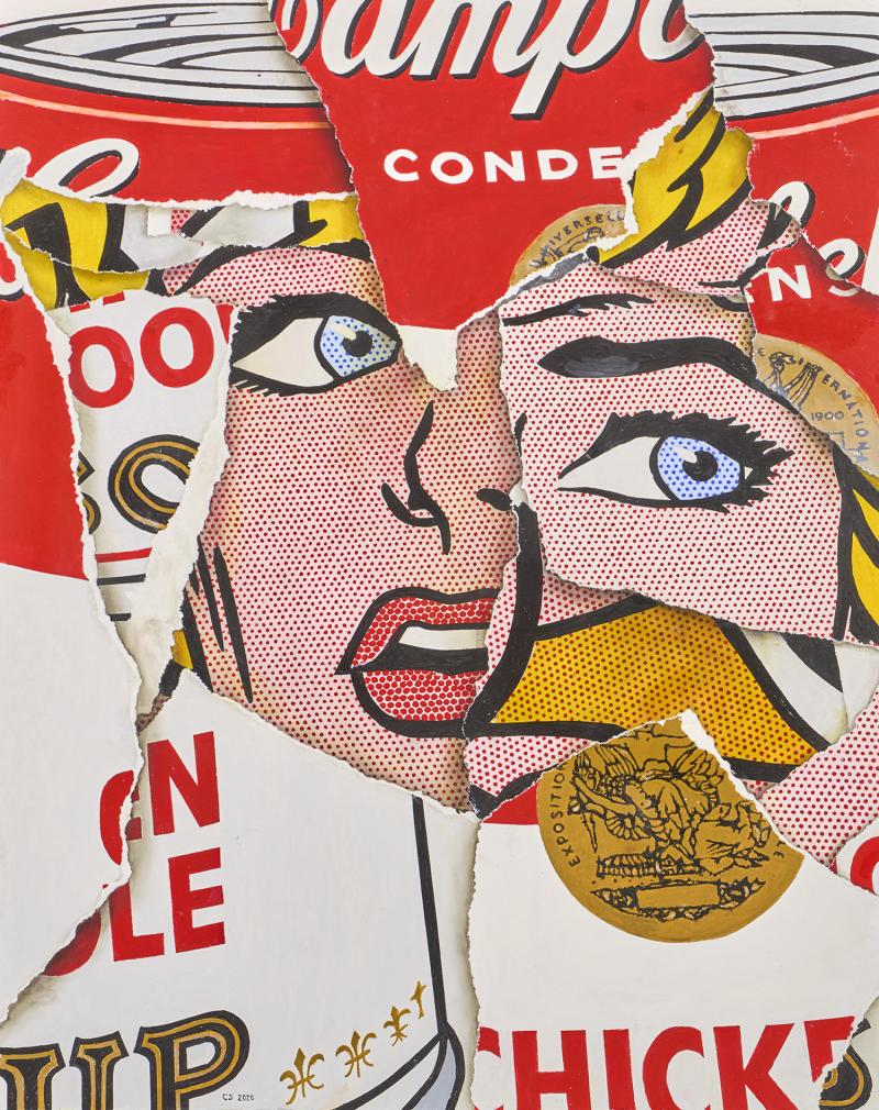 Cesar Santander Soup Can Girl