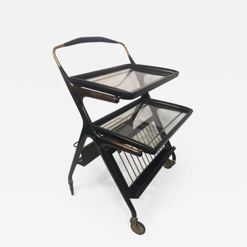 Cesare Lacca CESARE LACCA MID CENTURY MODERNIST BAR CART