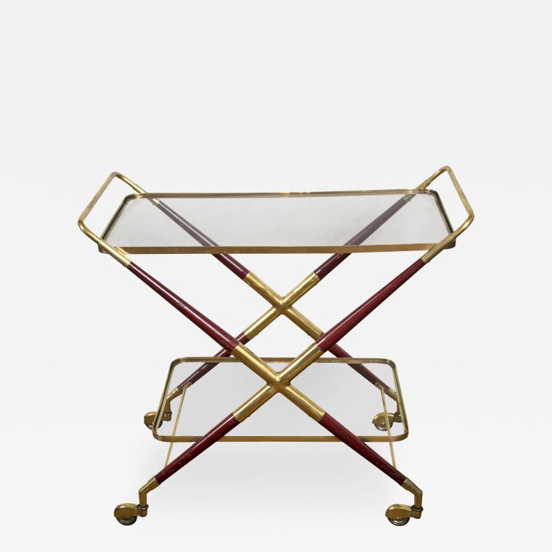 Cesare Lacca Italian Vintage Bar Cart by Cesare Lacca 1950s