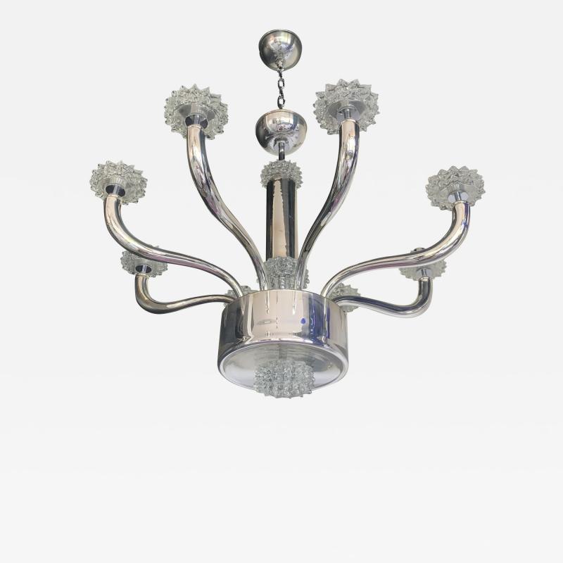 Chandelier Murano Glass With Rostrato Cup Very Impressive