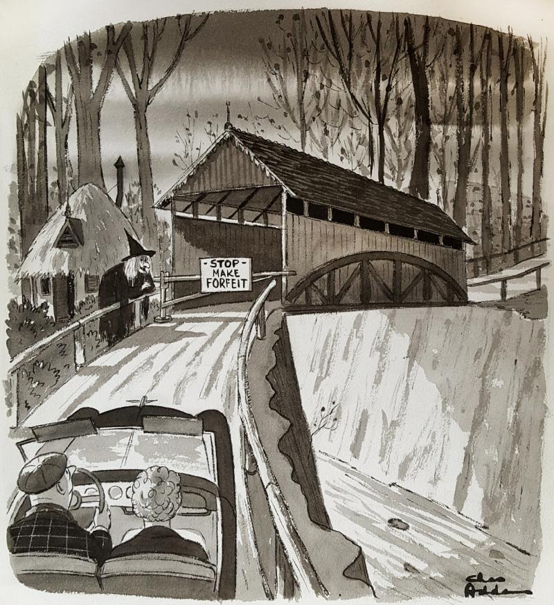 Charles Addams Stop Make Forfeit