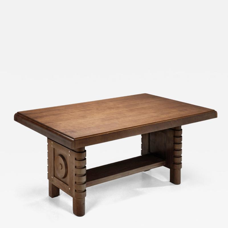Charles Dudouyt Art Deco Dining Table in the manner of Charles Dudouyt France 1930s