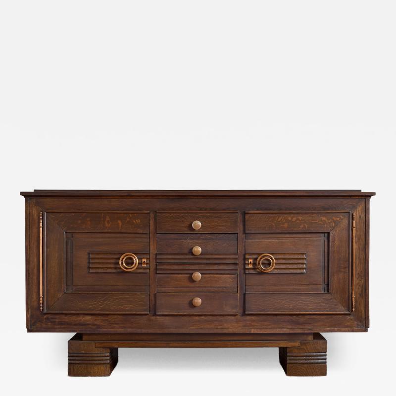 Charles Dudouyt Art Deco Sideboard by Charles Dudouyt
