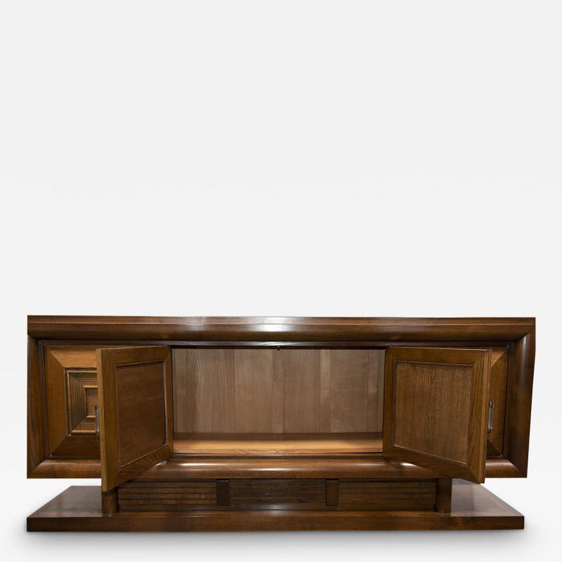 Charles Dudouyt CHARLES DUDOUYT Cerused Oak Credenza Buffet