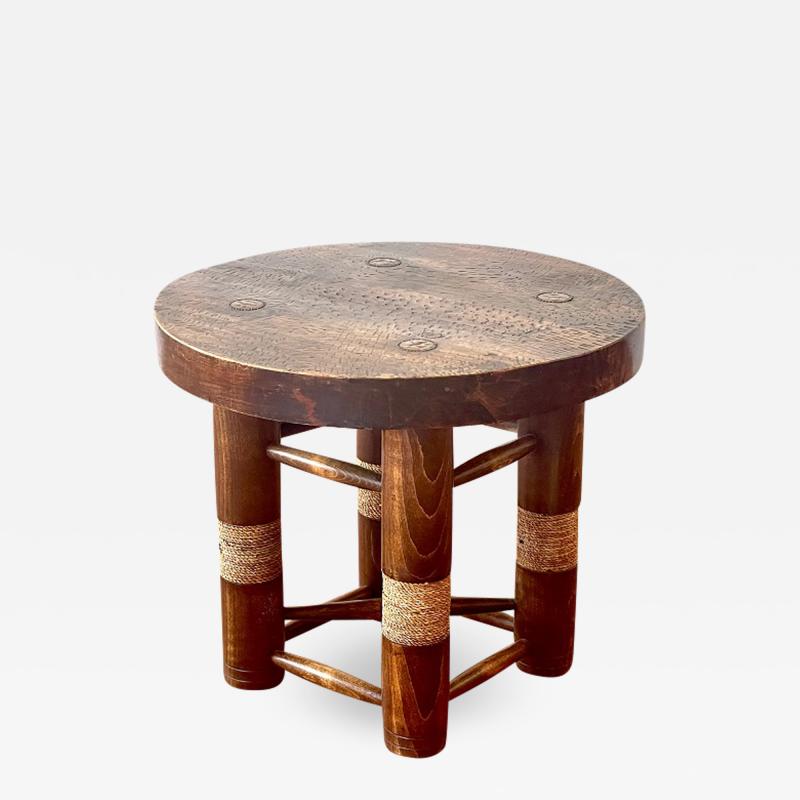 Charles Dudouyt CHARLES DUDOUYT ROPE END TABLE
