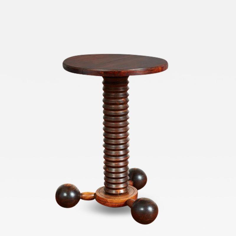 Charles Dudouyt DUDOUYT THREE BALL SIDE TABLE