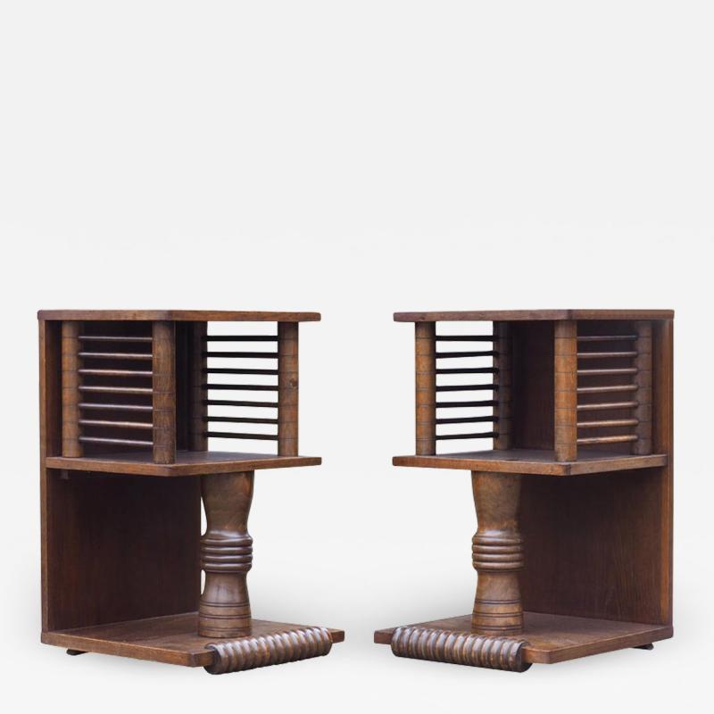 Charles Dudouyt Pair of Charles Dudouyt Tables circa 1930