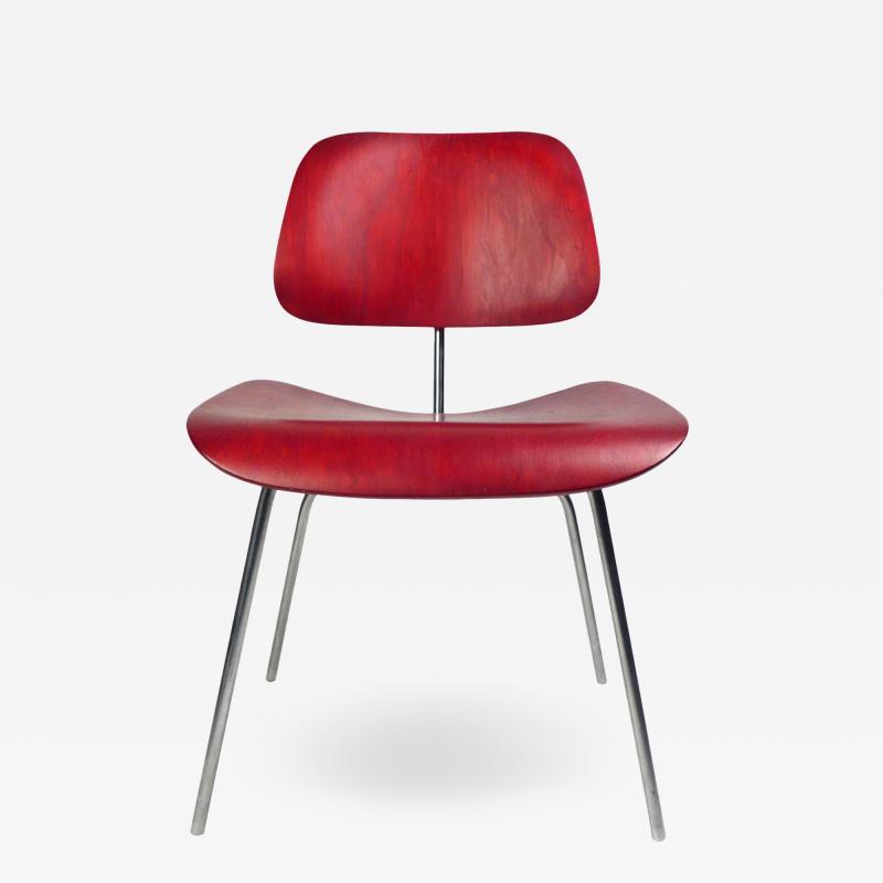 Charles Eames Production DCM by Charles Eames red 1950s