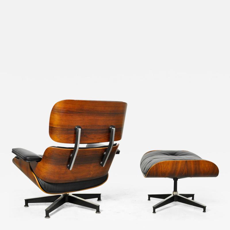 Charles Eames Vintage Rosewood Lounge Chair and Ottoman by Charles Eames