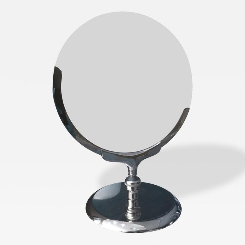 Charles Hollis Jones 1970s Vanity Makeup Mirror with Pivoting Mechanism by Charles Hollis Jones