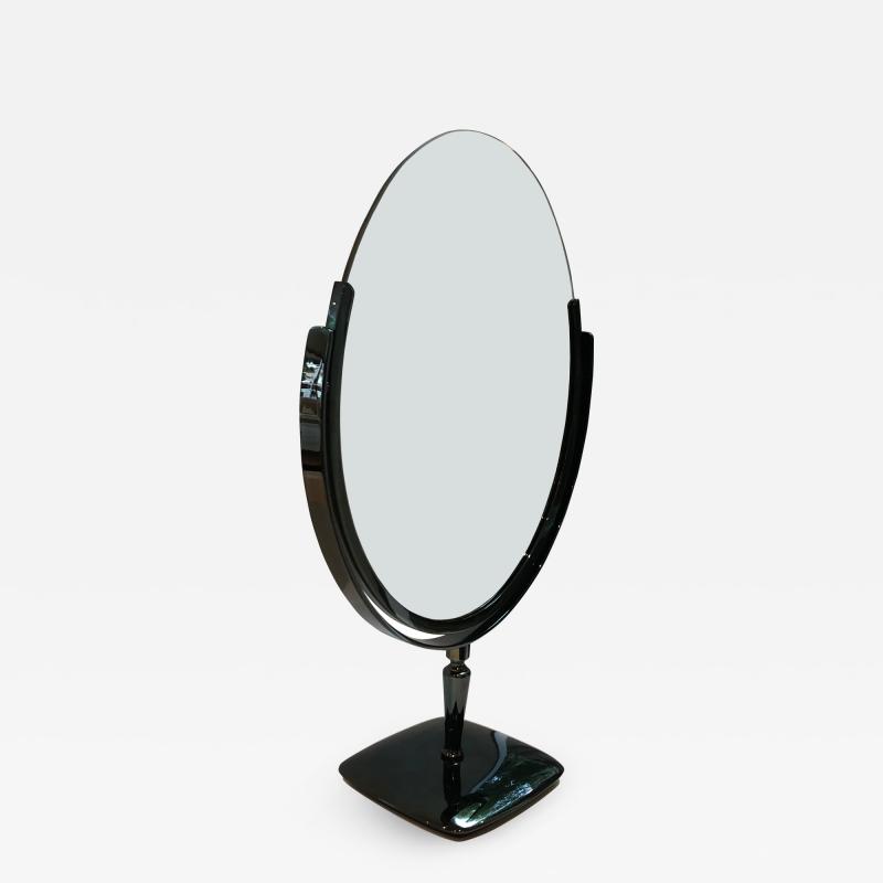 Charles Hollis Jones Large Vanity Mirror in Black Nickel by Charles Hollis Jones