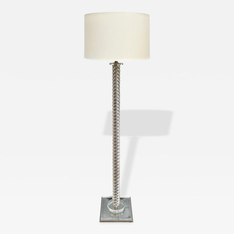 Charles Hollis Jones Mid Century Modern Charles Hollis Jones Lucite Floor Lamp